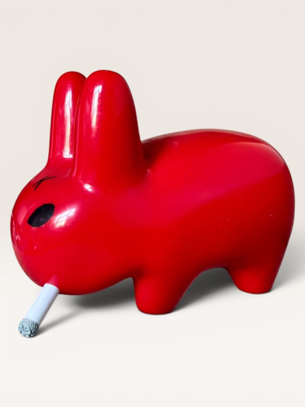 Kidrobot Frank Kozik Red Smorkin' Labbit 10” Vinyl Art Toy Designer Collectible